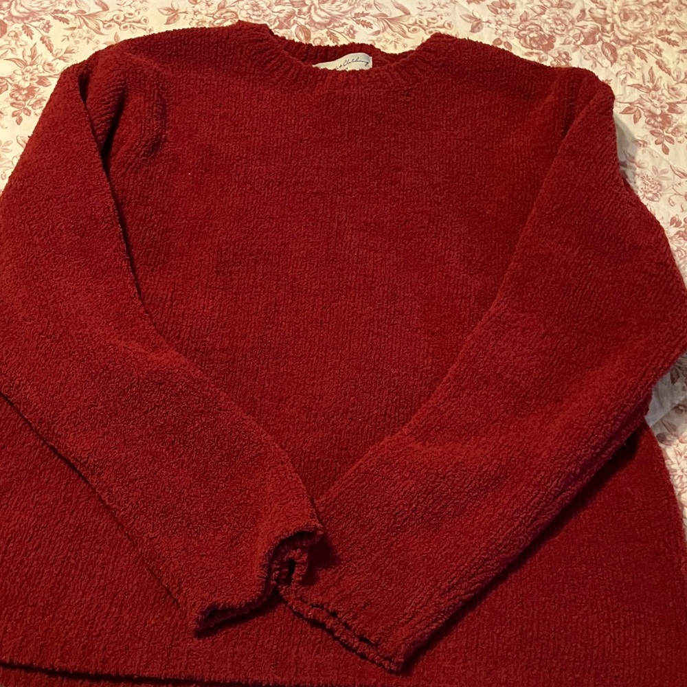 Tranquility by Colorado Clothing Red Crew Neck Sweater